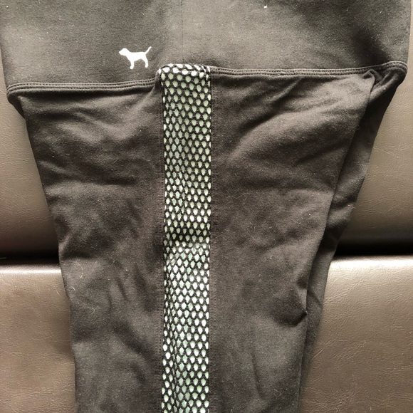 PINK cropped cotton legging. Size XS. - Picture 1 of 5